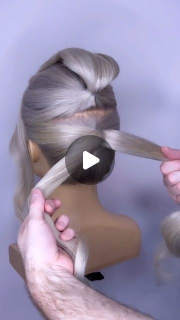 Joseph I'Anson on Instagram: "Do you want an easy way to create the hairstyle that all the celebrities are wearing on every red carpet in the world!!! Then this is the reel for you…   Make sure you save for later 🩷  🤍  L’IMAGE Mannequin - “Denise” from @equip_the_creative use code Joseph10 at the checkout to get 10% off your order.   Styling Products: @revlonprofessionaluk  . . . . . #hairvideos #hairvideo #hairup #updo #hairupdo #hairupdos #hairtutorial #hairtutorials #updotutorial #bridalhair #weddinghair #bridestyles #bridehair #hairdo #weddinghair #hairreels #reel #reelit #hairart #hairartist #artist #hairideas #hairgoals #updostyles #undonstyle #halfupstyle #ponytail #highbun #middistyle  @markleesonsalons @nextlevelhairstylists @hairbrained_official @limage_gmbh @hairtutorial4you @ Red Carpet Hair Updo, Easy Hair Dos, Stylish Ponytail, Ponytail Updo, Easy Updo Hairstyles, Red Carpet Hair, Updo Styles, Long Hair Video, Long Hair Updo