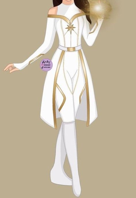 White Hero Costume Design, Superhero Outfits Female, Ice Hero Costume Design, Female Hero Costume Design, White Superhero Suit, Supersuit Design Female, Hero Suit Ideas, Superhero Outfits Design Female, Avenger Oc