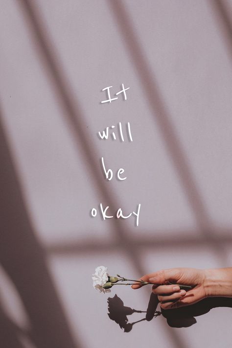 It Will Be Okay Wallpaper, Its Okay Wallpaper, Okay Wallpaper, Okay Quotes, Trippy Quotes, A Guide To Deduction, It Will Be Okay, Its Okay Quotes, Quotes Pink