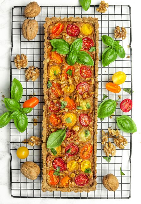 Tofu Quiche, Tomato Tofu, Good Protein Snacks, Gluten Free Crepes, Plant Based Recipes Breakfast, Avocado Pesto, Healthy Menu, Healthy Kitchen, Vegetarian Recipes Healthy