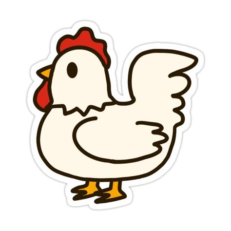 Cute Chicken Cartoon, Chicken Printable, Chicken Pet, Chicken Cartoon, Chicken Sticker, Chicken Illustration, Coffee Meme, Cartoon Chicken, Cute Chicken