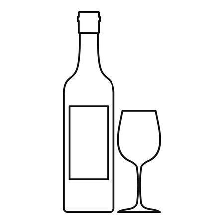 Wine Bottle Outline, Wine Bottle Doodle, Bottle Of Wine Drawing, Wine Bottle Drawing, Bottle Outline, Wine Drawing, Wine Vector, Free Stencils Printables Templates, Tumblr Outline