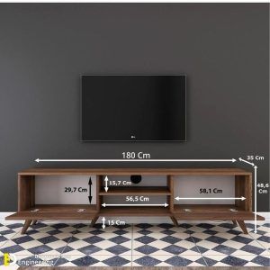 TV Unit Dimensions And Size Guide - Engineering Discoveries Tv Height, White Tv Cabinet, Tv Wall Panel, White Tv Unit, Rak Tv, Tv Stand Bookshelf, Tv Rack, Wall Unit Designs, Tv Cabinet Design