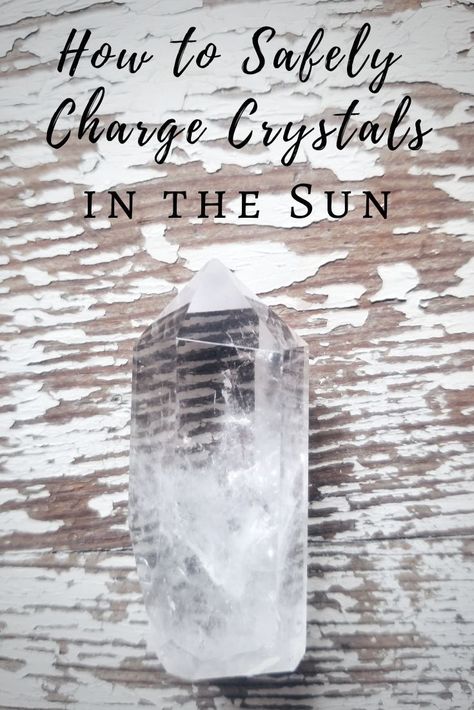 Sun Charging Crystals, Crystals That Charge In The Sun, Sun Safe Crystals, Witchy Lifestyle, Crystal Powers, Chakra Meanings, Crystal Tips, Crystal Magick, Crystal Charging