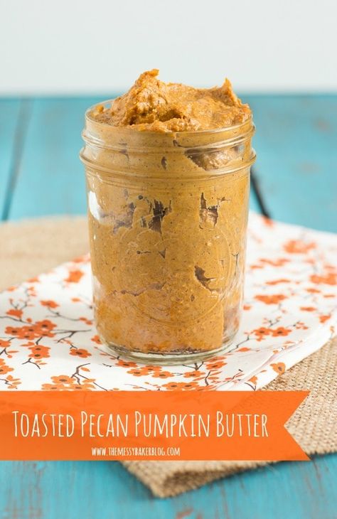 Toasted Pecan Pumpkin Butter - One Sweet Mess Pecan Pumpkin Butter, Pecan Pumpkin, Pecan Butter, Cooking Tips And Tricks, Pumpkin Butter, Pumpkin Pecan, Eat To Live, Toasted Pecans, Jams & Jellies