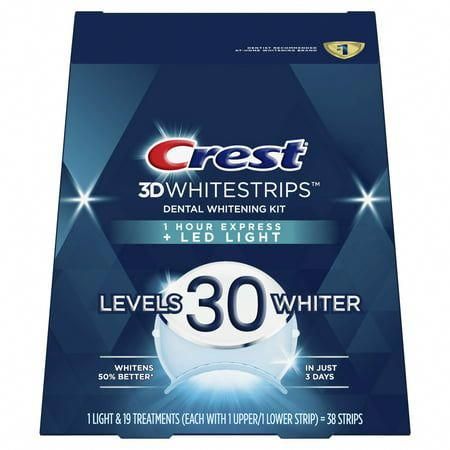 Arrives by Mon, Sep 18 Buy Crest 3DWhitestrips 1 Hour Express + LED Light Teeth Whitening Strip Kit, 19 Treatments at Walmart.com Crest White Strips, Crest 3d White, Whitening Strips, Loose Tooth, Teeth Whitening Pen, Teeth Whitening Strips, Whitening Kit, Teeth Whitening Kit, 19 Days