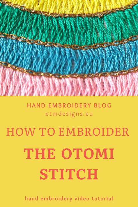 Otomi Embroidery Tutorial, Hand Embroidery Tips, Embroidery School, Otomi Embroidery, Hand Embroidery Ideas, Embroidery Patterns Flowers, Clothes Embroidery, Embroidery Online, Embroidery Tips