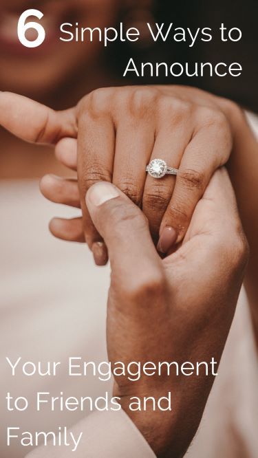 6 Simple Ways to Announce your Engagement Best Engagement Announcement, How To Announce Engagement On Facebook, Engagement Announcements Ideas, Simple Engagement Announcement, Engagement Ring Reveal Photo, Announce Engagement, Subtle Engagement Announcement, Were Engaged Announcement, Engagement Ring Poses