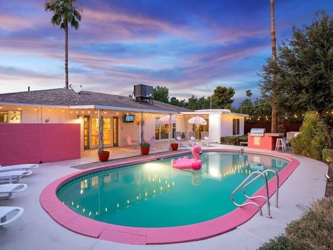 For the perfect bachelorette weekend. Bachelorette Airbnb, Bachelorette Locations, Bachelorette Squad, Scottsdale Bachelorette Party, Desert Party, Bachelorette Planning, Scottsdale Bachelorette, Pink Bachelorette, Bachelorette Vacation