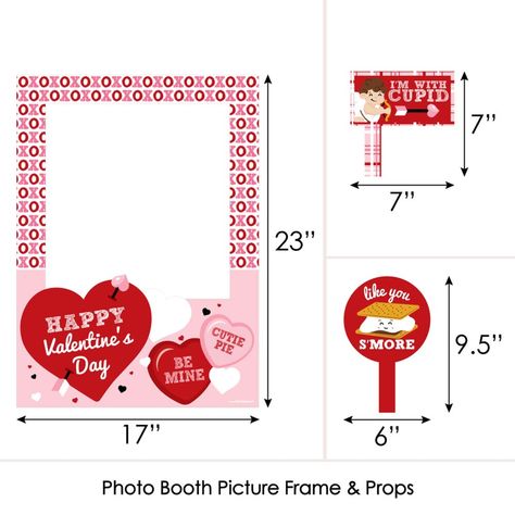 Photo Booth Picture Frame, Valentines Photo Booth, Photo Booth Picture Frames, Selfie Photo Booth, Party Selfie, Plastic Picture Frames, Frame Props, Photo Stand, Photo Frame Prop