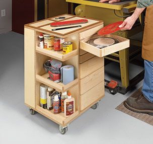 Woodsmith Plans, Garage Workshop Plans, Portable Workbench, Workbench Designs, Mobile Workshop, Table Woodworking, Essential Woodworking Tools, Shop Stool, Tool Storage Diy