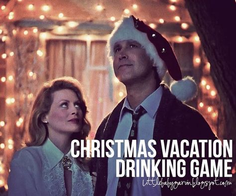 OMG! Christmas Vacation Drinking Game Christmas Vacation Drinking Game, Holiday Sleepover, Griswold Christmas Party, Christmas Vacation Movie, Vacation Movie, Drinking Game, Christmas Time Is Here, Christmas Break, Hereford