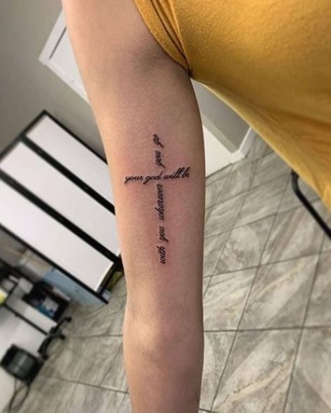 33 Inspiring Christ Tattoo Designs With Meanings #crosstattoo #tattoos #tattooideas Jesus Tattoos, See Tattoo, Christ Tattoo, Cross Tattoos For Women, Cross Tattoo For Men, Writing Tattoos, Cross Tattoo Designs, Religious Tattoos, Fire Tattoo