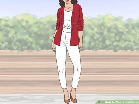 How To Wear A Red Blazer, Red Blazer Outfit Casual Street Styles, Red Blazer Outfit Casual, Blazer Outfits Casual Street Styles, Red Blazer Outfit, Casual Look For Men, Womens Red Blazer, Cheetah Print Scarf, Neutral T Shirts