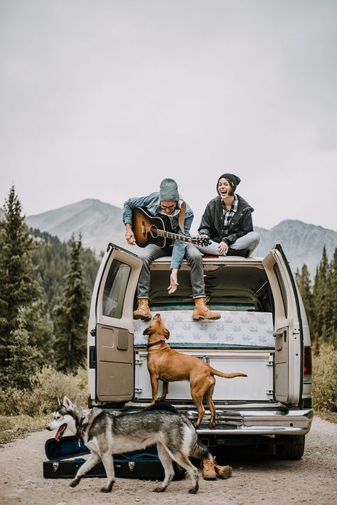 Haidar Ali, Hiking Couple, Elopement Colorado, Art Hippie, Bus Camper, Van Living, Travel Van, Best Cars, Colorado Elopement