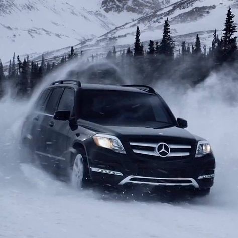 Turn a winter wonderland into a winter playground.  #Mercedes #Benz #GLK #4MATIC #Instacar #carsofinstagram #germancars #luxury Glk 350 Mercedes, Mercedes Benz Suv, Mercedes Glk, Mercedes Cars, Lux Cars, Mercedes Car, Mercedes Benz Amg, German Cars, Unique Cars