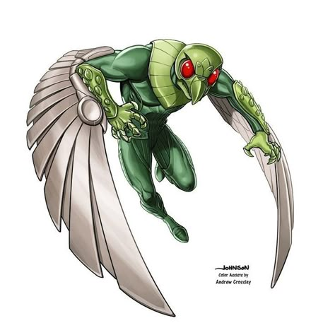 Vulture Marvel Art, Spidersona Villain, Vulture Marvel Redesign, Lizard Marvel, Lizard Spiderman, Parker Industries, Vulture Marvel, Spiderman Villains, Marvel Rpg