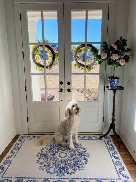 Padded Kitchen Mat, Pantry Rug, Laundry Room Rug Ideas, Vinyl Kitchen Floor, Front Door Rugs Indoor, Farmhouse Kitchen Flooring, 2x4 Rug, Kitchen Rugs Ideas, Vinyl Rugs