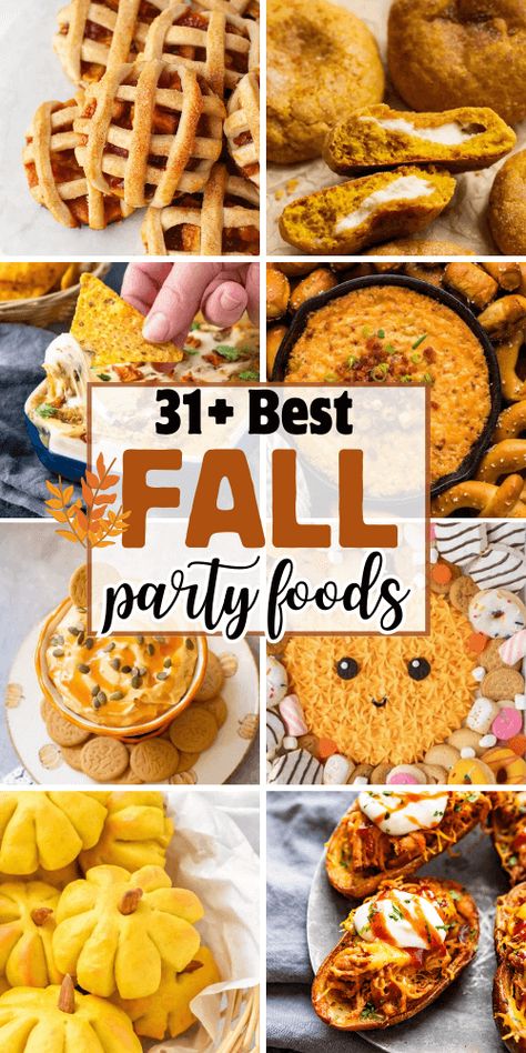 Fall Themed Food for Party – Creative Appetizers and Snacks! Elevate your fall-themed party with these easy and creative appetizers and snacks. Your guests will love these delicious bites of autumn. Fall Pumpkin Party Food, Fall Themed Party Food Ideas, October Appetizers For Party, Fall Get Together Food, Cool Appetizers For Party, Delicious Party Food, Cute Fall Party Foods, Fall Food Themes For Parties, Outdoor Fall Party Food Ideas