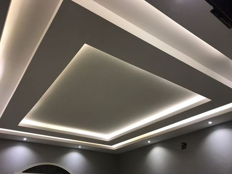 False Cealing Profile Light, Coffered Ceiling Design, Simple False Ceiling Design, Luxury Ceiling Design, Simple Ceiling Design, New Ceiling Design, Pvc Ceiling Design, House Wall Design, Interior Ceiling Design