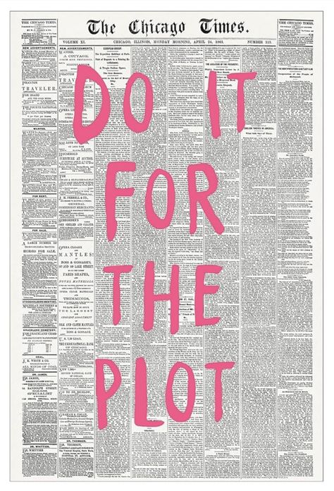 UAddMe Vintage Black and White Chicago Newspaper Canvas Wall Art Affirmation Pink Quote Do It For The Plot Room Aesthetic Poster Retro Print for Apartment Bedroom Decor Posters 24x36in Unframed Happy Posters Aesthetic, Newspaper Cutout Aesthetic, Do It For The Plot, Newspaper Canvas, For The Plot, Motivational Affirmations, Aesthetic Poster, Collage Ideas, Pink Quotes