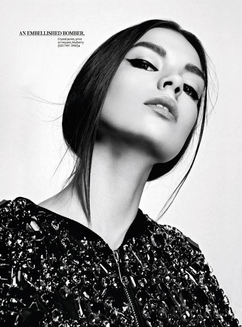 Eszter Boldov by Damon Baker for InStyle UK March 2012 Studio Photography Fashion, Editorial Hair, Fashion Photography Poses, Fashion Photography Inspiration, Chin Up, Fashion Photography Editorial, Photography Women, Fashion Studio, Look At You