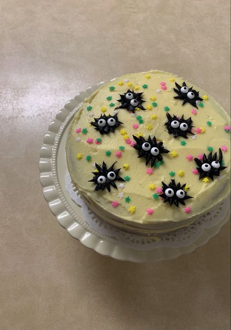 Soot Sprite Cake, Sprite Cake, Food Reference, Soot Sprite, Cupcakes Ideas, Soot Sprites, Just Cakes, Halloween 2024, Sweets Desserts