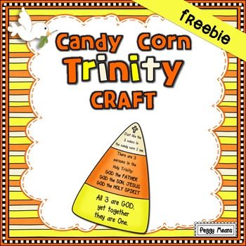 Candy Corn Trinity Candy Corn Trinity, Trinity Craft, Childrens Bible Study, Candy Corn Crafts, Fall Crafts For Toddlers, Children's Church Crafts, Christian Activities, Sunday School Kids, Bible School Crafts