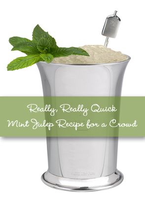 Really, Really QUICK Mint Julep Recipe for a Crowd for your Kentucky Derby Party from TheInvitationShop.com Mint Julep Recipe Kentucky Derby, Kentucky Derby Invitations, Derby Invitations, Kentucky Derby Recipes, Mint Julip, Kentucky Derby Mint Julep, Derby Recipe, Julep Recipe, Derby Party Decorations