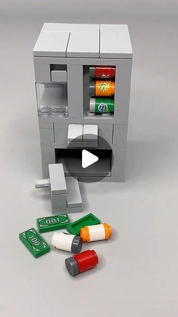 Lego Tissue Box Cover Bricks Diy, Lego Creative Builds, Cool Things To Make With Legos, Lego Washing Machine, Lego Claw Machine, Easy Lego Houses To Build, Lego Arcade Machine, Easy Things To Make Out Of Legos, Lego X Men Moc