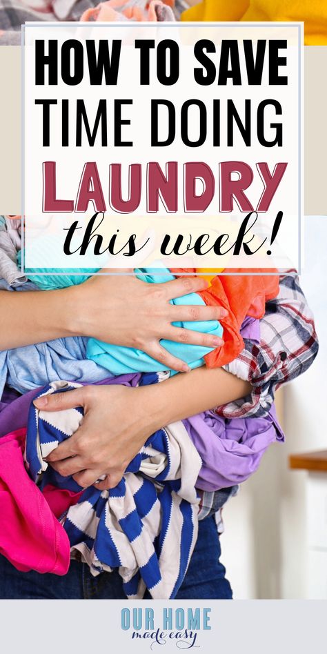 These 9 tips will help any busy family make laundry easier. Get organized with these tips to create a working system that works for your family! Includes a free laundry printable! #home #cleaning #ourhomemadeeasy Lazy Cleaning, Getting Organized At Home, Diy Cleaning Products Recipes, Laundry Tips, Easy Cleaning Hacks, Natural Laundry, Diy Cleaning Hacks, Safe Cleaning Products, Household Cleaning Tips