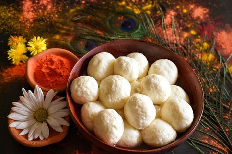 Shades of Cooking: Roshogolla/ Rusgulla( An Indian sweet dish) Delicious Sweets, Sweet Dish, Fantasy Rooms, Indian Sweet, Cardamom Powder, Sweets Cake, Color Festival, Big Bowl, Cheese Ball