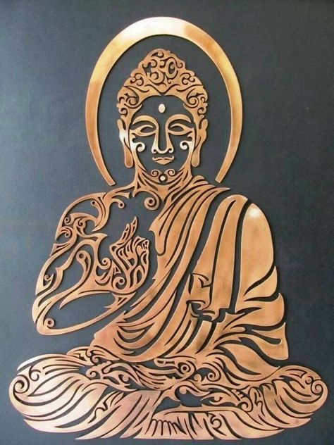 Accent Door, Cnc Art, Buddha Wall Art, Wood Architecture, 3d Cnc, Buddha Painting, Steel Wood, Wall Decor Design, Carving Designs