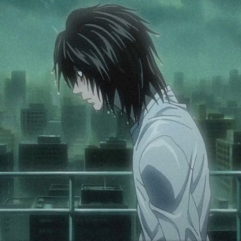 #deathnote #l #anime #icon Deathnote Pfps, L Lawliet Aesthetic, L Ryuzaki, L Manga, L Icon, Deat Note, Bios Para Instagram, L Wallpaper, L Anime