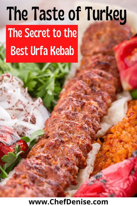 The Turkish kebab, Urfa Kebab Turkish Ground Beef Kebab, Armenian Kebab Recipe, Ground Turkey Kabobs Skewers, Turkish Kabob Recipes, Turkish Kebabs Recipe, Ground Turkey Kebab Recipes, Turkish Bbq Recipes, Kebab Seasoning Recipe, Turkish Kufteh Recipe