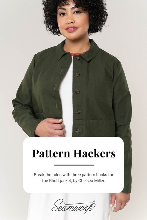 Pattern Hackers: How to Create Hidden Pockets Seamwork Patterns, Clear Ruler, Wardrobe Architect, Pattern Hack, Add Sleeves, Break The Rules, Make Your Own Clothes, Pocket Pattern, Front Bottoms