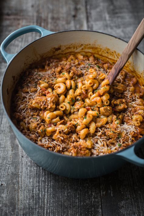 One-Pot Vegan Hamburger Helper — Mississippi Vegan Vegan Hamburger Helper, Vegan Hamburger, Vegan Parmesan Cheese, Vegan Cheddar, Hamburger Helper, Vegan Main Dishes, Vegan Cooking, Vegan Foods, Vegan Dinner Recipes