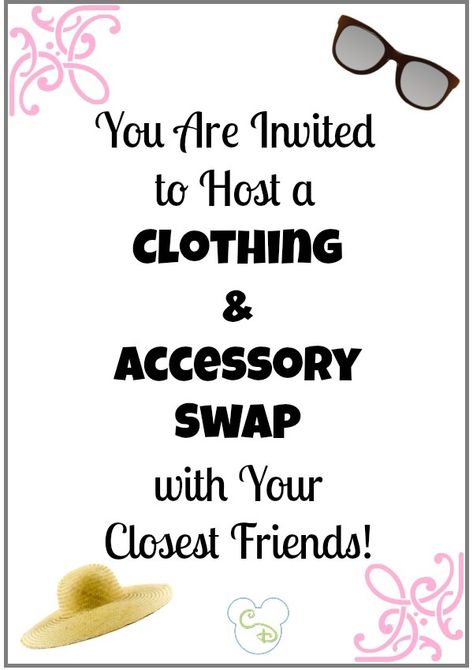 Have a clothing and accessory swap with your friends. What is old to you is new to them! Clothes Swap Party, Swap Party, Clothes Swap, Money Saving Advice, Creative Party Ideas, Clothing Swap, Womens Group, Pink Passion, Money Savers