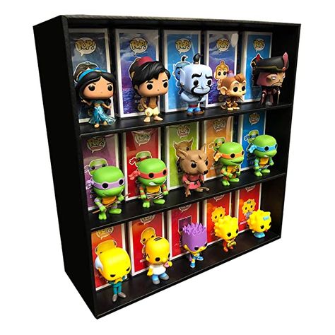 Funko Display Ideas, Classic Display, Best Funko Pop, Funko Pop Display, Deco Disney, Toy Shelf, Vinyl Display, Toy Shelves, Cardboard Display