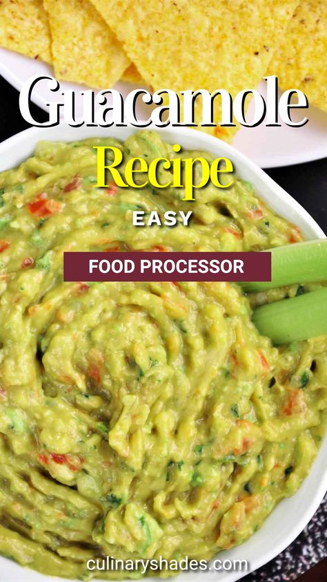 Guacamole Recipe Food Processor, Food Processor Guacamole, Food Processor Dips, Ninja Food Processor Recipes, Smooth Guacamole Recipe, Food Processor Recipes Dinner, Frozen Guacamole, Ninja Food Processor, College Meal