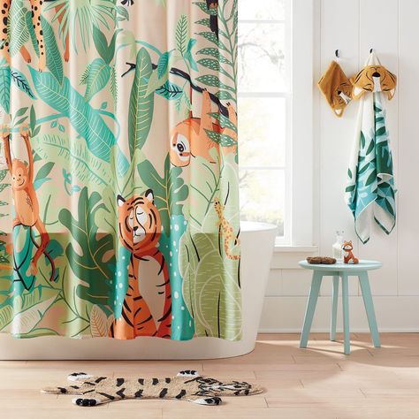 From liners to luxury, these are the best shower curtains on the market today. Animal Theme Bathroom, Animal Themed Bathroom, Jungle Themed Bathroom, Jungle Theme Bathroom, Bathroom Jungle, Best Shower Curtains, Jungle Bathroom, Traditional Bathroom Decor, Luxury Shower Curtain