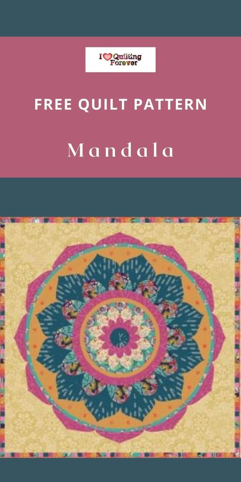 Mandela Quilts Patterns, Mandala Quilt Pattern Free, Chakra Quilt Ideas, Bohemian Quilt Ideas, Boho Quilt Patterns Free, Mystery Quilt Patterns Free, Mandala Quilt Pattern, Mandala Quilting, Boho Quilt Pattern