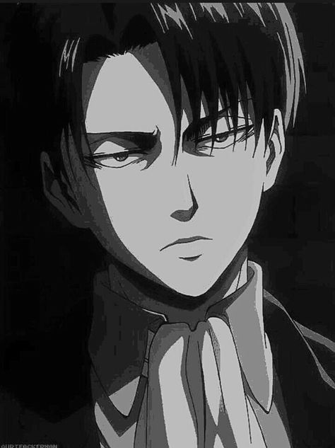 Levi ❤ Ackerman Levi, Got7 Fanart, Captain Levi, Anime Posters, Demon King Anime, Attack On Titan Levi, Black And White Painting, Anime Wall Art, Eren Jaeger