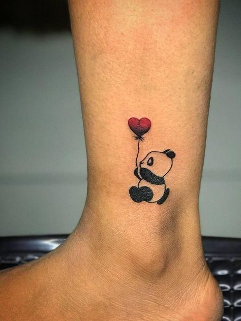 Panda Tattoo Design Men, Panda Tattoo Cute, Best Tattoos For Women Classy, Panda Tattoo Small, Panda Tattoo Ideas, Tattoos Panda, Panda Tattoo Design, Simple Tattoo Stencils, Panda Bear Tattoos