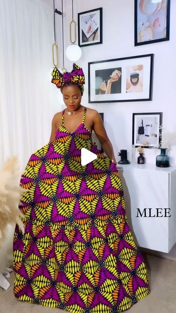 Caribbean Gown Style, Caribbean Gown, Sleeveless Ankara Dress, Ankara Long Gown, Ankara Long Gown Styles, Caribbean Style, Gown Style, Gown Styles, Ankara Dress