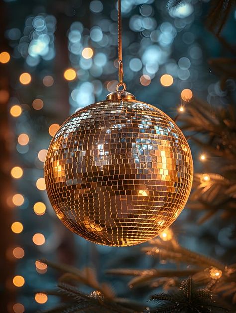 Holiday ornament hanging from a Christmas tree a disco ball royalty free stock image Melody Beattie, Vector Mountain, Cheers To The New Year, Holiday Ornament, Christmas Aesthetic, Holiday Tree, Disco Ball, Holiday Ornaments, Stock Images Free