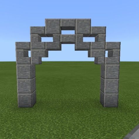 Minecraft Pipeline, Arch Minecraft, Minecraft Archway, Minecraft Arch, Case Minecraft, Minecraft Decoration, Capas Minecraft, Rumah Minecraft Sederhana, Minecraft Structures