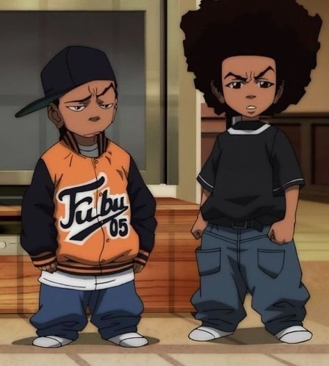 Riley Boondocks Pfp, Boondocks Characters, Riley Boondocks, Aaron Mcgruder, Riley Freeman, John Witherspoon, The Boondocks Cartoon, Boondocks Drawings, Skate Vibes