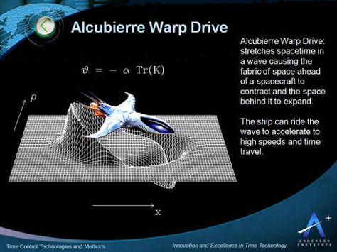 Illustration via the Anderson Institute. Warp Drive, Faster Than Light, Kuantan, Quantum Mechanics, Nikola Tesla, Space Program, Science Facts, Sistema Solar, Space Flight