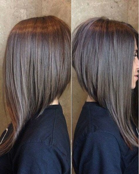 Long Asymmetrical Bob, Asymmetrical Bob Haircuts, Angled Bob Hairstyles, Wavy Bob Hairstyles, Choppy Bob Hairstyles, Long Bob Haircuts, Pinterest Hair, Peinados Fáciles Para Cabello Corto, Long Bob Hairstyles